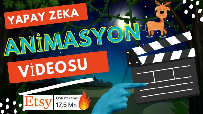 Yapay Zeka ile Animasyon Videosu Oluştur Para Kazan I Etsy Dijital Ürün Para Kazan
