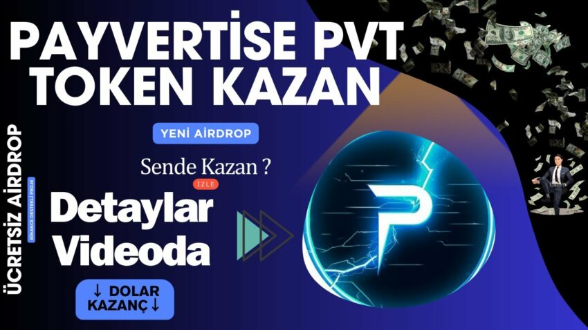Yatırımsız 10$ Anında Kazan Payvertise PVT Token Ücretsiz Airdrop #kripto Kripto Kazan 2022