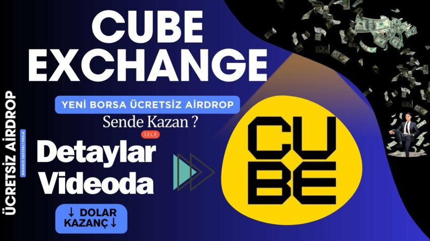 Yeni Borsa Airdrob’u İle Ücretsiz Dolar Kazan Cube Exchange #kripto Kripto Kazan 2022