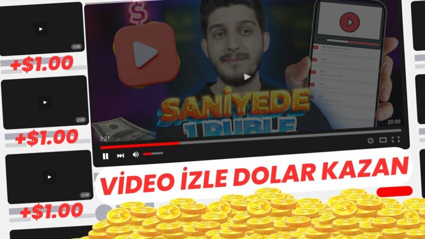 Youtube’da Video İzle Dolar Kazan 2024!💰 | İnternetten Para Kazanma Para Kazan
