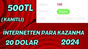 20-DOLAR-PARA-KAZAN-INTERNETTEN-PARA-KAZANMA-2024-kanitli-Para-Kazan