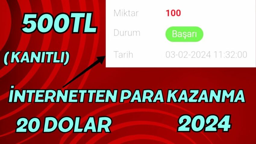 20 DOLAR PARA KAZAN! | İNTERNETTEN PARA KAZANMA 2024 (kanıtlı) Para Kazan