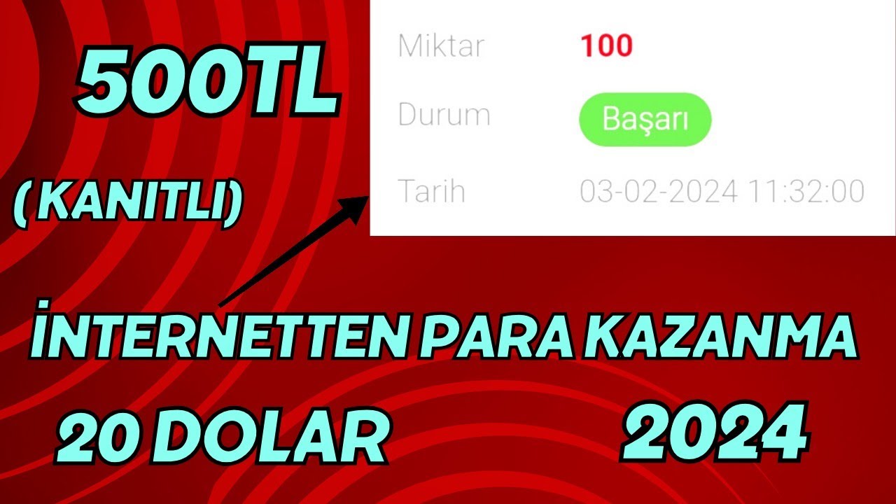 20-DOLAR-PARA-KAZAN-INTERNETTEN-PARA-KAZANMA-2024-kanitli-Para-Kazan