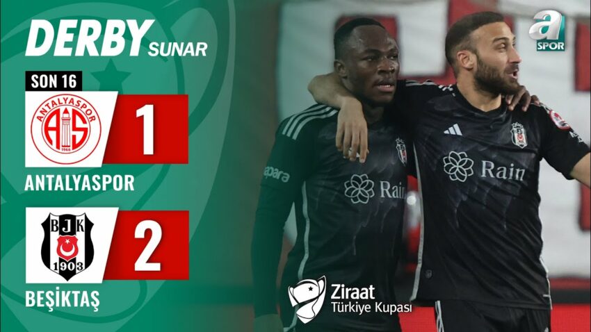 Antalyaspor 1-2 Beşiktaş MAÇ ÖZETİ (Ziraat Türkiye Kupası Son 16 Turu) / 08.02.2024 Bitexen 2022
