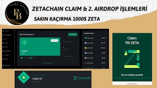 Bedava 700$ Para Kazan | 20.000 TL Ödeme Kanıtlı Airdrop | Zetachain Airdrop Claim & İkinci Airdrop Kripto Kazan 2022