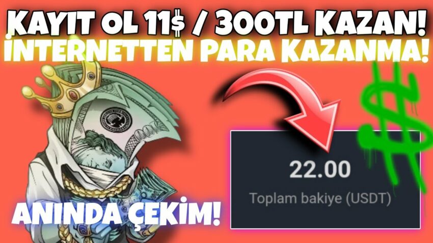 İNTERNETTEN DOLAR KAZANMA 💰 KAYIT OL 11$ KAZAN! 💰 KOLAY KAZANÇ 💰 İNTERNETTEN PARA KAZANMA 2024 Para Kazan