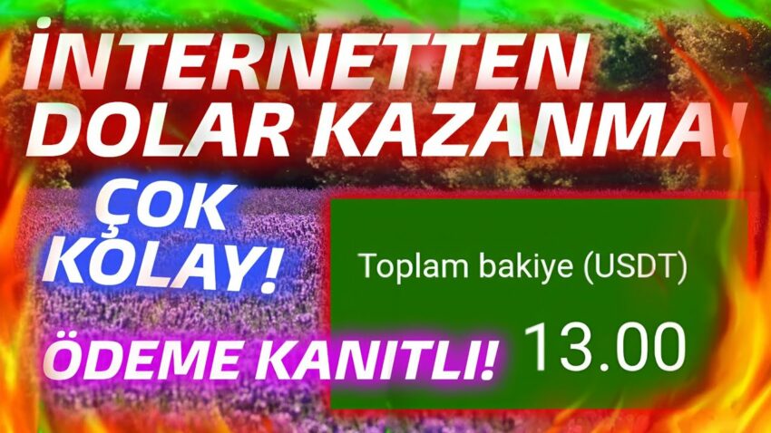 KAYIT OL 140 TL KAZAN! – ÖDEME KANITLI! 💰 İNTERNETTEN PARA KAZANMA 2024 (DOLAR/TL) Para Kazan