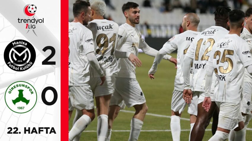 Manisa FK (2-0) Bitexen Giresunspor – Highlights/Özet | Trendyol 1. Lig – 2023/24 Bitexen 2022