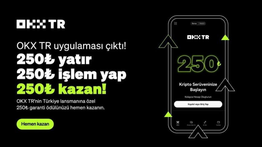OKX Türkiye Kayıt ol Hemen 250 TL Kazan | 250 TL Anında Bankana Çek Kripto Kazan 2022