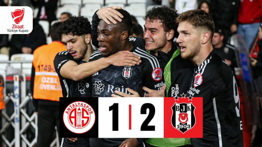 ÖZET | Bitexen Antalyaspor 1-2 Beşiktaş | Ziraat Türkiye Kupası Son 16 Turu Maçı Bitexen 2022
