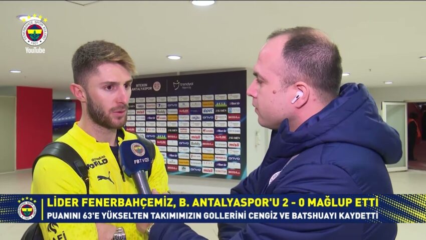 Oyuncumuz İsmail Yüksek’in Maç Sonu Açıklamaları | Bitexen Antalyaspor 0-2 Fenerbahçe Bitexen 2022