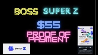 Super Z 55$ Ödeme Kanıtı | Yapay Zeka ile Günde %2- %3 Para Kazan | İnternetten Para Kazan 2024 Para Kazan