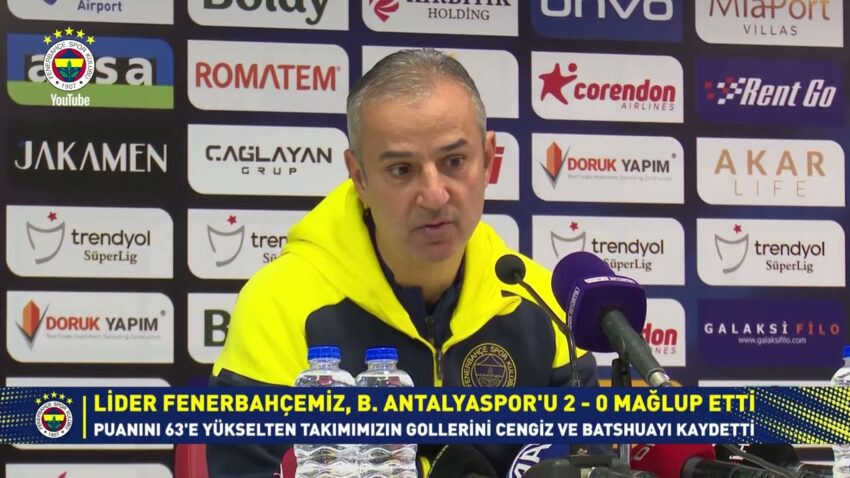 Teknik Direktörümüz İsmail Kartal’ın Maç Sonu Açıklamaları | Bitexen Antalyaspor 0-2 Fenerbahçe Bitexen 2022