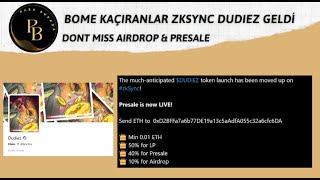 Bedava 900$ Para Kazan | Çekilebilir 30.000 TL Ödeme Kanıtlı Airdrop | Dudiez Airdrop | Zksync Era Kripto Kazan 2022
