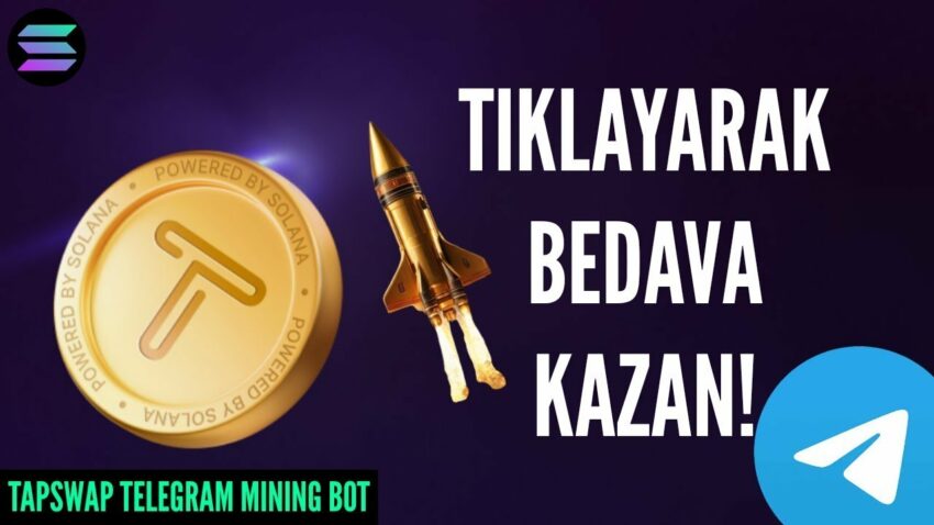 Ekrana Tıklayarak Coin Kazan / TapSwap Coin / NotCoin Gibi Kripto Kazan 2022