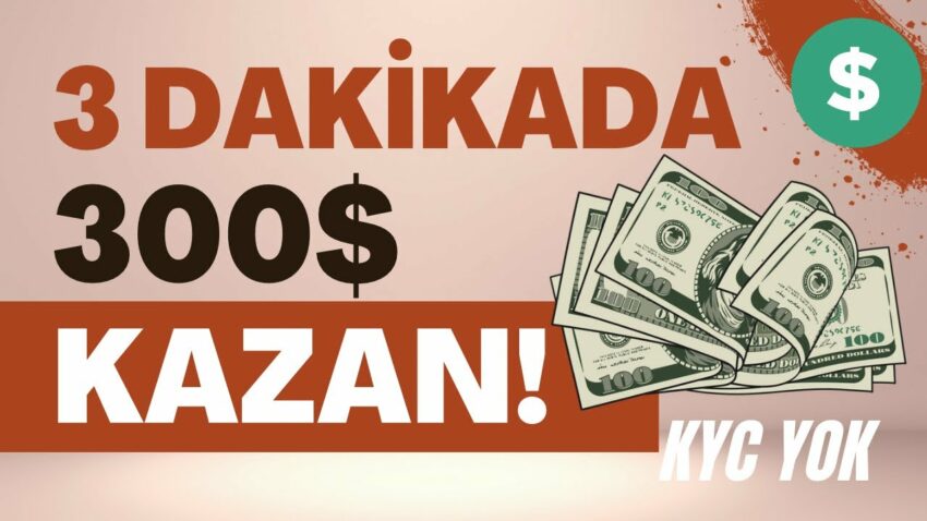 KAYIT OLARAK 300$ KAZANDIRAN BORSA💰 | 3 Dakikanı Ayır Kazan Ve Direk Bankana Çek! Para Kazan