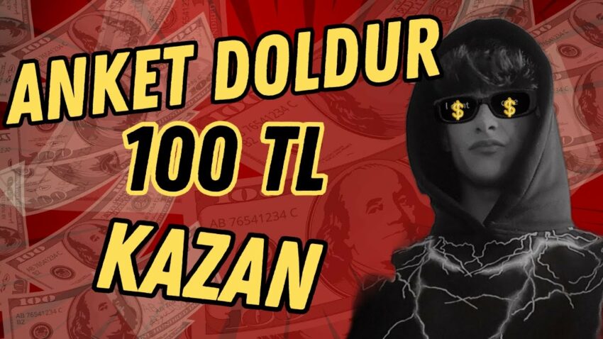 TEK BİR ANKET İLE 100 TL PARA KAZAN  – internetten para kazanma – para kazanma – para kazan Para Kazan